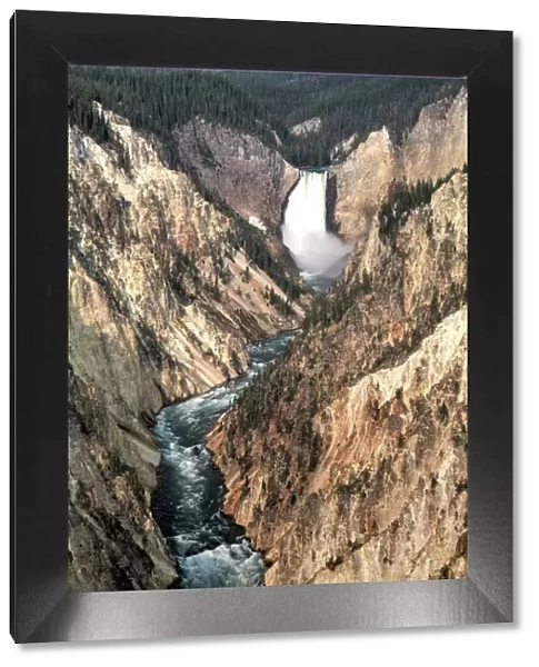 Lower Falls, Yellowstone River, Yellowstone National Park, UNESCO World Heritage Site, Wyoming, United States of America, NorthA America