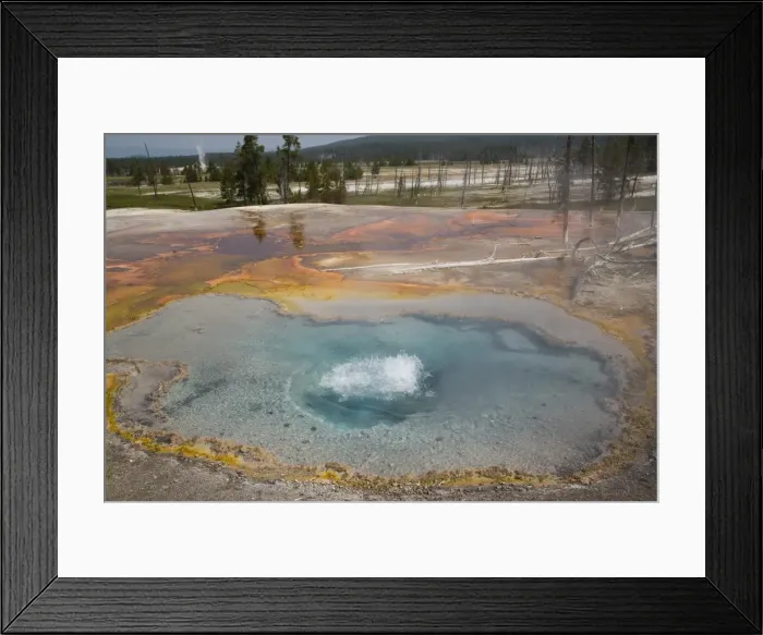 Framed Print : Firehole Spring, Firehole Lake Drive, Yellowstone National Park, UNESCO World Heritage Site, Wyoming, United States of America, North America Framed Print : Firehole Spring, Firehole Lake Drive, Yellowstone National Park, UNESCO World Heritage Site, Wyoming, United States of America, North America