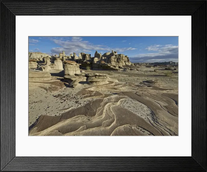Framed Print : Rock layers in the badlands, Bisti Wilderness, New Mexico, United States of America, North America Framed Print : Rock layers in the badlands, Bisti Wilderness, New Mexico, United States of America, North America