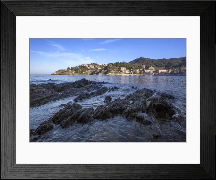 Framed Print : Looking across the bay from Collioure, Pyrenees-Orientales, Languedoc-Roussillon, France, Europe Framed Print : Looking across the bay from Collioure, Pyrenees-Orientales, Languedoc-Roussillon, France, Europe