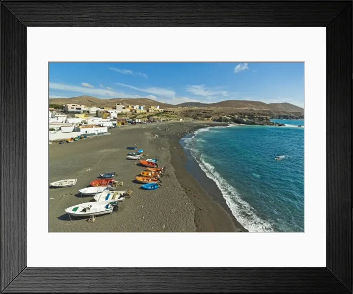 Framed Print : Small west coast black sand beach resort, popular for its caves and cliff walk, Ajuy, Pajara, Fuerteventura, Canary Islands, Spain, Atlantic, Europe Framed Print : Small west coast black sand beach resort, popular for its caves and cliff walk, Ajuy, Pajara, Fuerteventura, Canary Islands, Spain, Atlantic, Europe