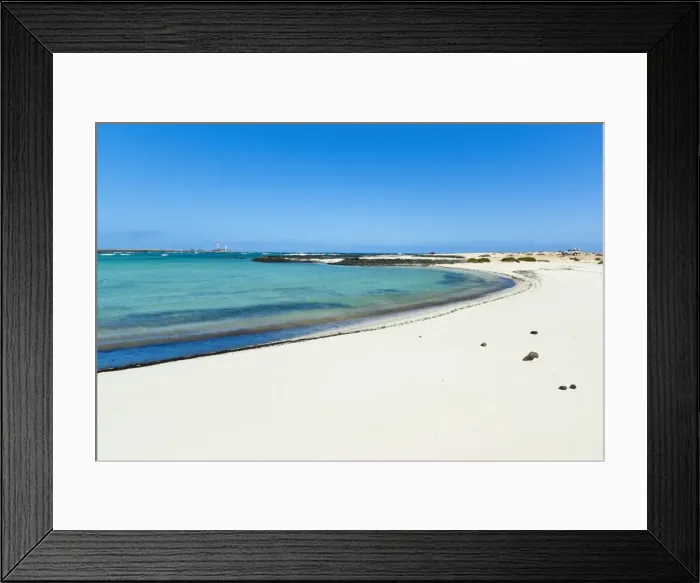Framed Print : Peaceful northern sandy beach on the road to Corralejo near this quiet village, El Cotillo, Fuerteventura, Canary Islands, Spain, Atlantic, Europe Framed Print : Peaceful northern sandy beach on the road to Corralejo near this quiet village, El Cotillo, Fuerteventura, Canary Islands, Spain, Atlantic, Europe