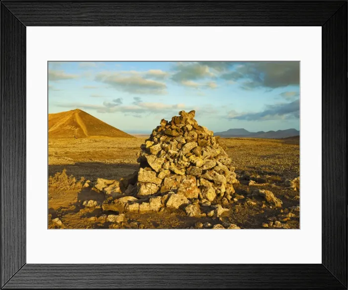 Framed Print : View from Calderon Honda crater of lava rock ruins and volcanic cones of the north, Lajares, Fuerteventura, Canary Islands, Spain, Europe Framed Print : View from Calderon Honda crater of lava rock ruins and volcanic cones of the north, Lajares, Fuerteventura, Canary Islands, Spain, Europe