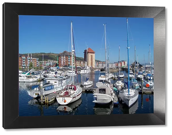 Swansea Marina docks, Wales, United Kingdom, Europe