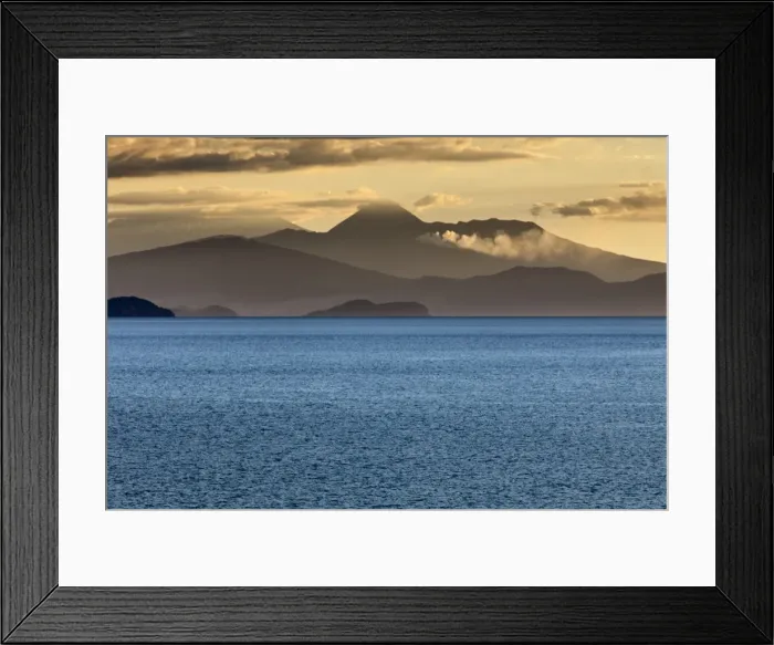 Framed Print : Sunset, Lake Taupo and Mount Ngauruhoe, Tongariro National Park, UNESCO World Heritage Site, North Island, New Zealand, Pacific Framed Print : Sunset, Lake Taupo and Mount Ngauruhoe, Tongariro National Park, UNESCO World Heritage Site, North Island, New Zealand, Pacific