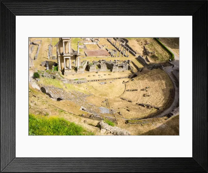 Framed Print : Roman theatre, Volterra, Tuscany, Italy, Europe Framed Print : Roman theatre, Volterra, Tuscany, Italy, Europe