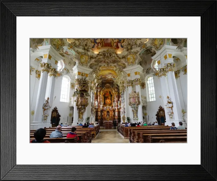 Framed Print : The Weiskirche (White Church), UNESCO World Heritage Site, near Fussen, Bavaria, Germany, Europe Framed Print : The Weiskirche (White Church), UNESCO World Heritage Site, near Fussen, Bavaria, Germany, Europe