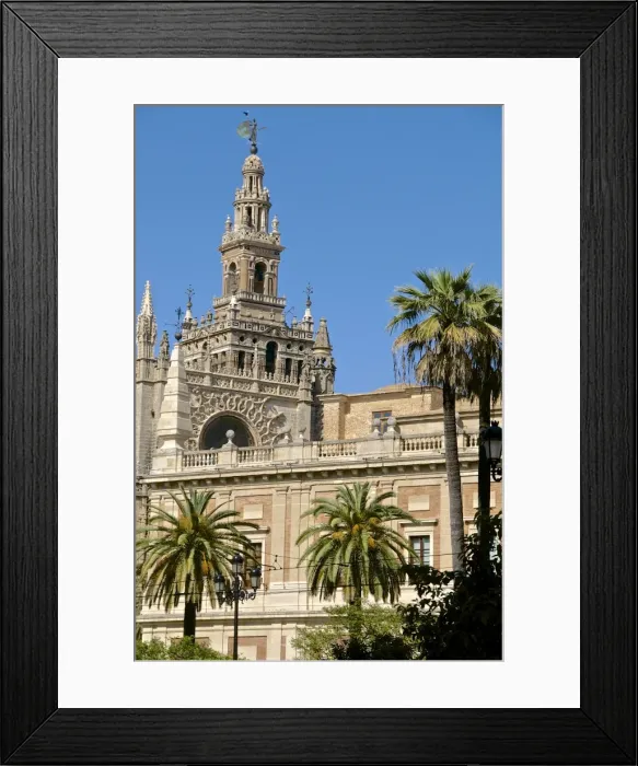 Framed Print : Cathedral and Giralda, Seville, UNESCO World Heritage Site, Andalusia, Spain, Europe Framed Print : Cathedral and Giralda, Seville, UNESCO World Heritage Site, Andalusia, Spain, Europe