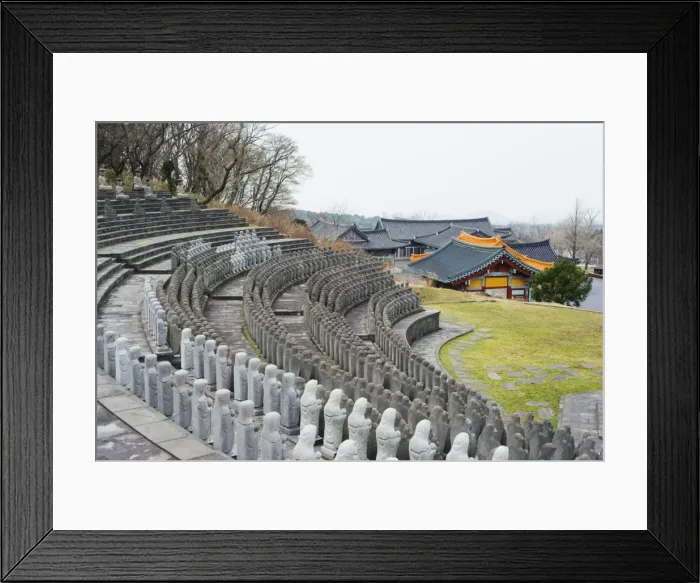 Framed Print : Statues, Gwaneumsa Buddhist Temple, Jeju Island, South Korea, Asia Framed Print : Statues, Gwaneumsa Buddhist Temple, Jeju Island, South Korea, Asia