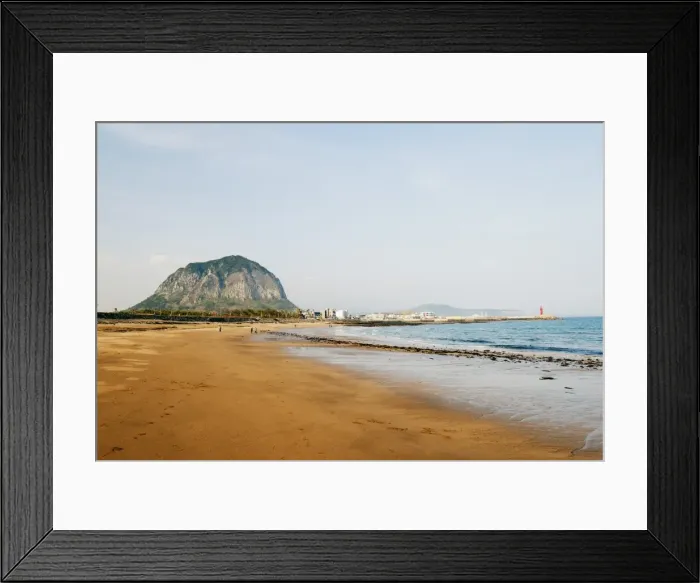 Framed Print : Mount Sanbangsan, Jeju Island, UNESCO World Heritage Site, South Korea, Asia