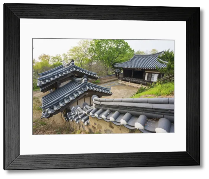 Framed Print : Yangdong folk village, UNESCO World Heritage Site, Gyeongsangbuk-do, South Korea, Asia