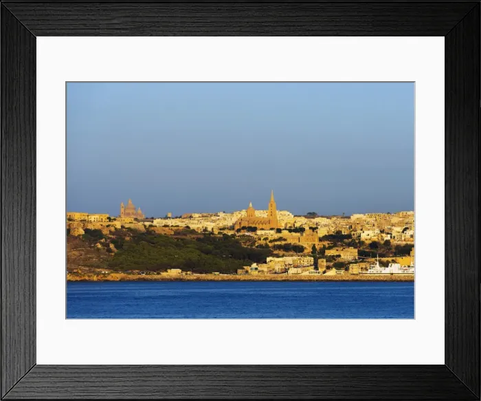 Framed Print : Port town of Mgarr, Gozo Island, Malta, Mediterranean, Europe Framed Print : Port town of Mgarr, Gozo Island, Malta, Mediterranean, Europe