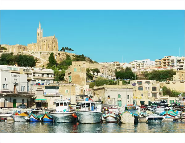 Mgarr Harbour, Gozo Island, Malta, Mediterranean, Europe