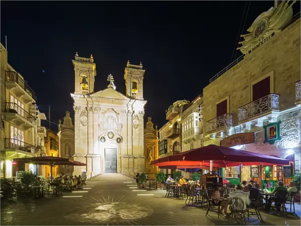 Basilica of St. George, Victoria (Rabat), Gozo Island, Malta, Mediterranean, Europe