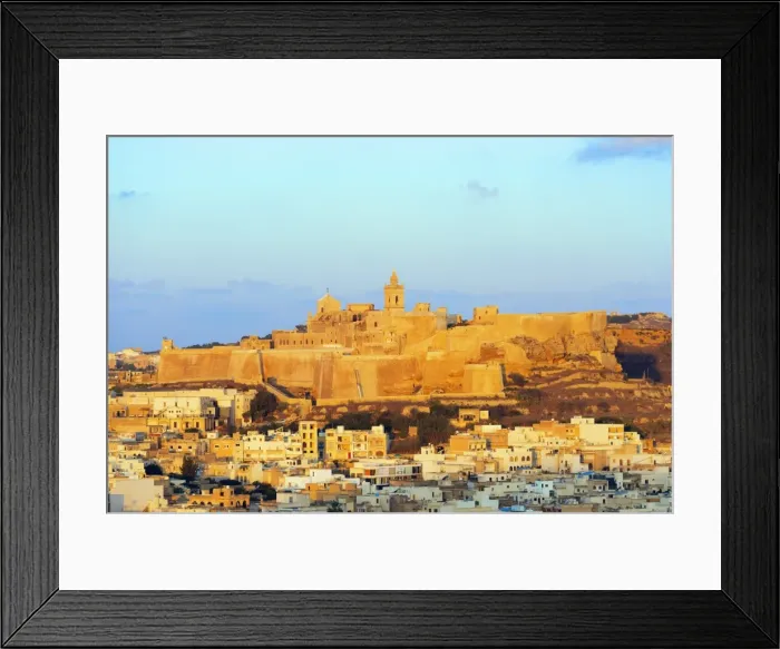 Framed Print : Il-Kastell citadel fortress, Victoria (Rabat), Gozo Island, Malta, Mediterranean, Europe Framed Print : Il-Kastell citadel fortress, Victoria (Rabat), Gozo Island, Malta, Mediterranean, Europe