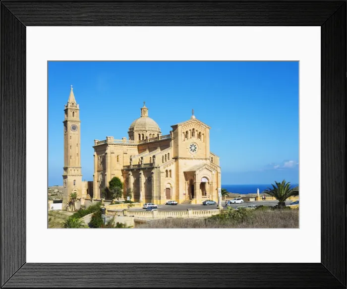 Framed Print : Basilica of Ta Pinu, Gozo Island, Malta, Mediterranean, Europe Framed Print : Basilica of Ta Pinu, Gozo Island, Malta, Mediterranean, Europe