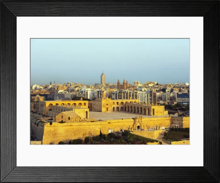 Framed Print : The 18th century Fort Manoel, Manoel Island, Valletta, Malta, Mediterranean, Europe Framed Print : The 18th century Fort Manoel, Manoel Island, Valletta, Malta, Mediterranean, Europe