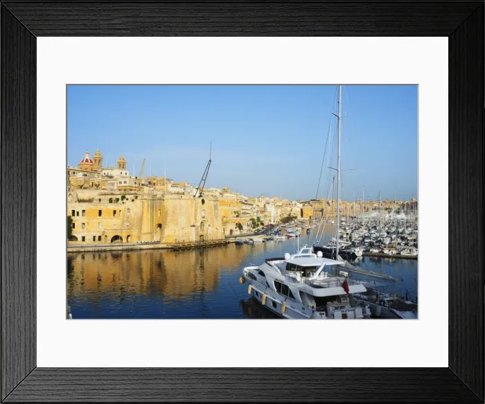 Framed Print : Senglea (L-Isla), Grand Harbour Marina, The Three Cities, Malta, Mediterranean, Europe Framed Print : Senglea (L-Isla), Grand Harbour Marina, The Three Cities, Malta, Mediterranean, Europe