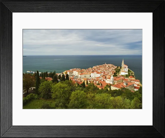 Framed Print : Piran, Gulf of Piran, Adriatic Sea, Slovenia, Europe Framed Print : Piran, Gulf of Piran, Adriatic Sea, Slovenia, Europe