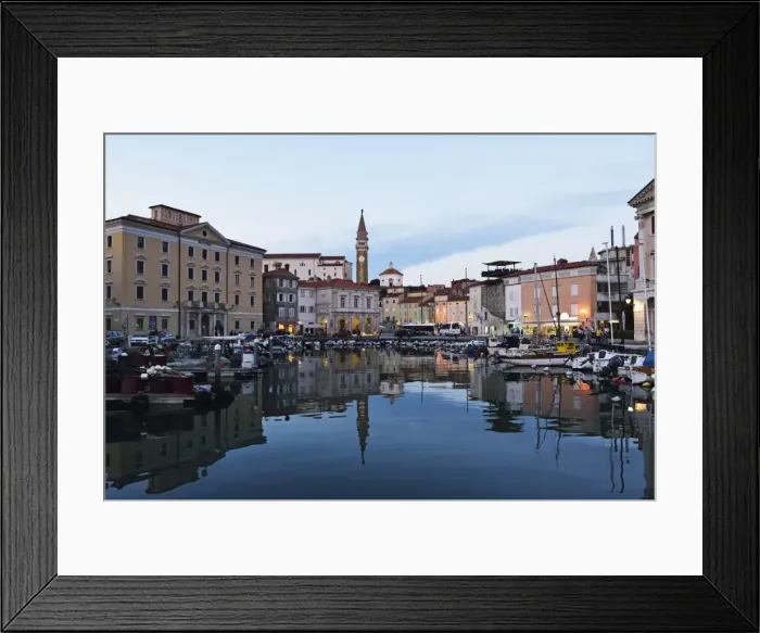 Framed Print : Harbour, Piran, Gulf of Piran, Adriatic Sea, Slovenia, Europe Framed Print : Harbour, Piran, Gulf of Piran, Adriatic Sea, Slovenia, Europe