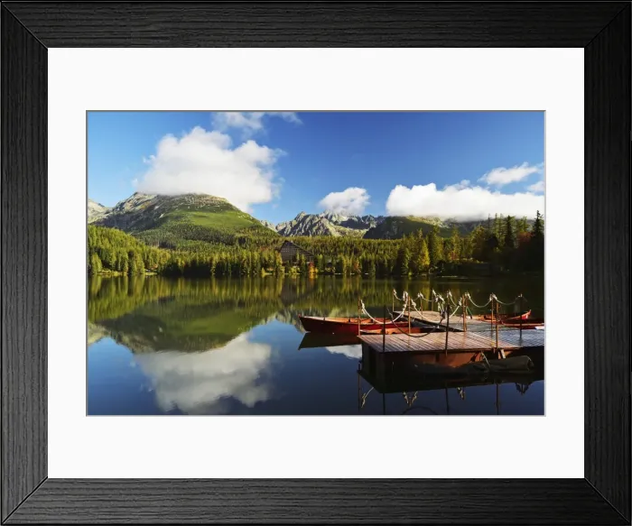 Framed Print : Strbske Pleso, High Tatras (Vysoke Tatry), Slovakia, Europe Framed Print : Strbske Pleso, High Tatras (Vysoke Tatry), Slovakia, Europe