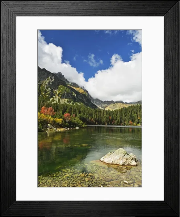 Framed Print : Popradske Pleso, High Tatras (Vysoke Tatry), Slovakia, Europe Framed Print : Popradske Pleso, High Tatras (Vysoke Tatry), Slovakia, Europe