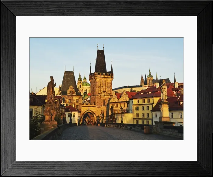 Framed Print : Charles Bridge, Prague, Czech Republic, Europe Framed Print : Charles Bridge, Prague, Czech Republic, Europe