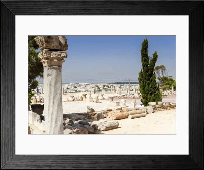 Framed Print : Byrsa Hill, Punic site at Carthage, UNESCO World Heritage Site, Tunis, Tunisia, North Africa, Africa Framed Print : Byrsa Hill, Punic site at Carthage, UNESCO World Heritage Site, Tunis, Tunisia, North Africa, Africa