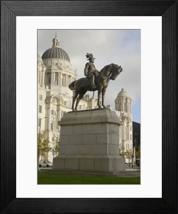 Framed Print : Statue of Edward V11 and the Port of Liverpool Building, Waterfront, Pier Head, UNESCO World Heritage Site, Liverpool, Merseyside, England, United Kingdom, Europe Framed Print : Statue of Edward V11 and the Port of Liverpool Building, Waterfront, Pier Head, UNESCO World Heritage Site, Liverpool, Merseyside, England, United Kingdom, Europe