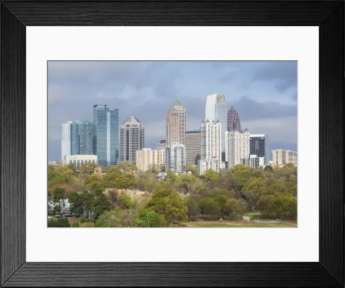 Framed Print : Midtown skyline from Piedmont Park, Atlanta, Georgia, United States of America, North America Framed Print : Midtown skyline from Piedmont Park, Atlanta, Georgia, United States of America, North America