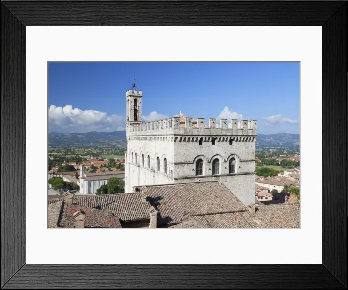 Framed Print : Palace of the Consuls, Gubbio, Umbria, Italy, Europe Framed Print : Palace of the Consuls, Gubbio, Umbria, Italy, Europe