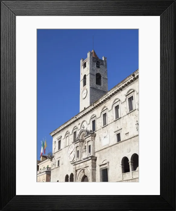 Framed Print : Palazzo dei Capitani del Popolo in Piazza del Popolo, Ascoli Piceno, Le Marche, Italy, Europe Framed Print : Palazzo dei Capitani del Popolo in Piazza del Popolo, Ascoli Piceno, Le Marche, Italy, Europe