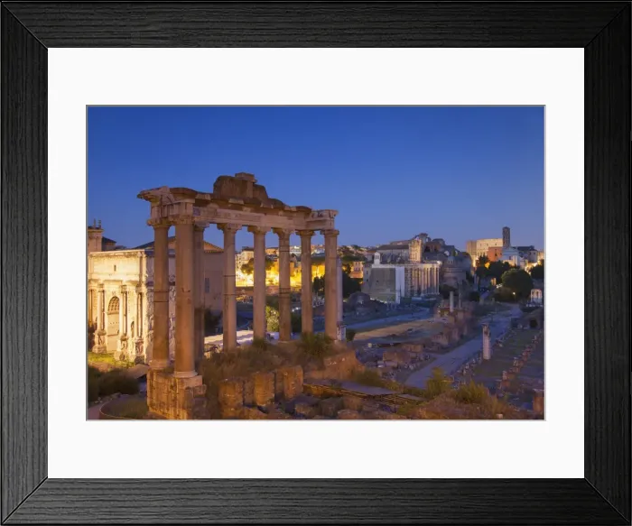 Framed Print : Roman Forum at dusk, UNESCO World Heritage Site, Rome, Lazio, Italy, Europe Framed Print : Roman Forum at dusk, UNESCO World Heritage Site, Rome, Lazio, Italy, Europe