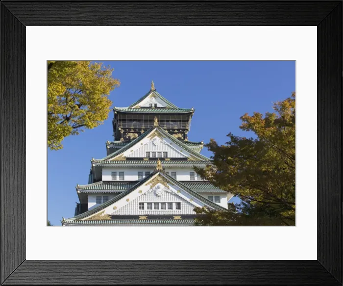 Framed Print : Osaka Castle, Osaka, Kansai, Japan, Asia Framed Print : Osaka Castle, Osaka, Kansai, Japan, Asia