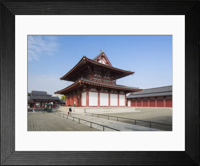 Framed Print : Shitenno-ji Temple, Tennoji, Osaka, Kansai, Japan, Asia Framed Print : Shitenno-ji Temple, Tennoji, Osaka, Kansai, Japan, Asia