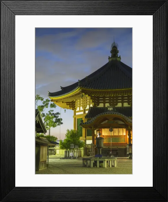 Framed Print : Pagoda at Kofuku-ji Temple at dusk, UNESCO World Heritage Site, Nara, Kansai, Japan, Asia Framed Print : Pagoda at Kofuku-ji Temple at dusk, UNESCO World Heritage Site, Nara, Kansai, Japan, Asia