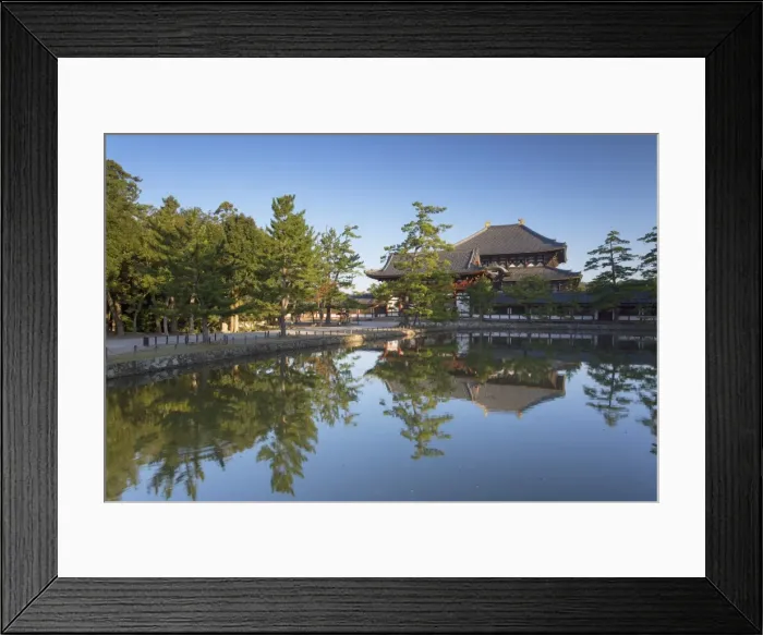 Framed Print : Todaiji Temple at dawn, UNESCO World Heritage Site, Nara, Kansai, Japan, Asiapan Framed Print : Todaiji Temple at dawn, UNESCO World Heritage Site, Nara, Kansai, Japan, Asiapan