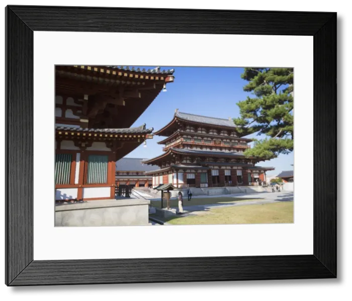 Framed Print : Main Hall at Yakushiji Temple, UNESCO World Heritage Site, Nara, Kansai, Japan, Asia Framed Print : Main Hall at Yakushiji Temple, UNESCO World Heritage Site, Nara, Kansai, Japan, Asia