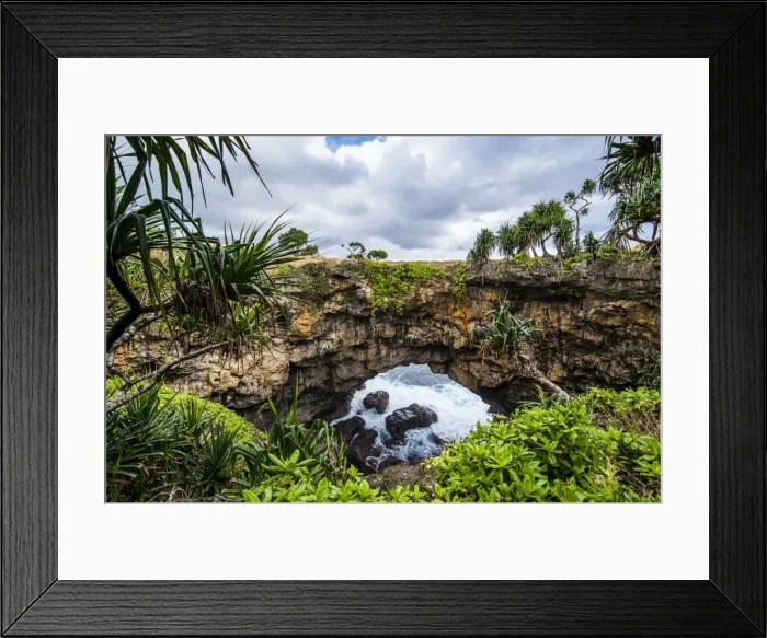 Framed Print : Ha ateiho, big rock arch in Tongatapu, Tonga, South Pacific, Pacific Framed Print : Ha ateiho, big rock arch in Tongatapu, Tonga, South Pacific, Pacific