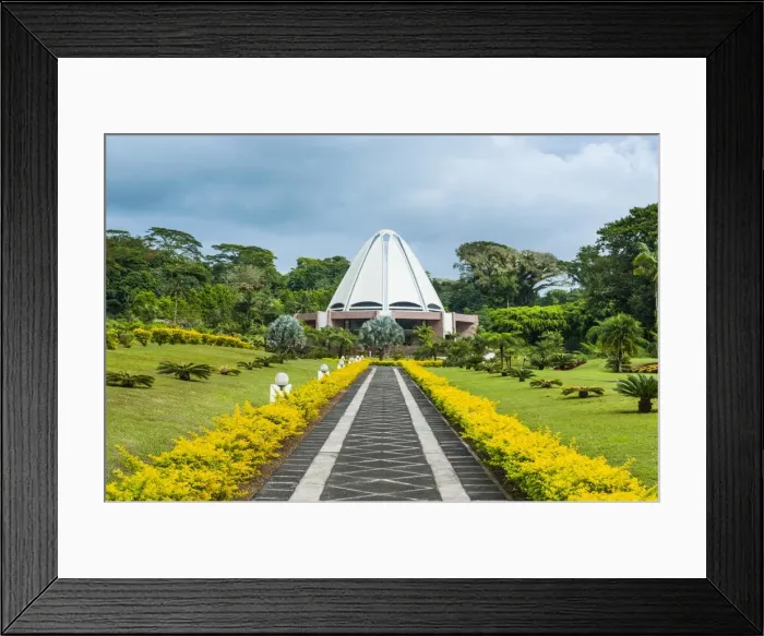 Framed Print : The Bahai House of Worship Samoa, Upolu, Samoa, South Pacific, Pacific Framed Print : The Bahai House of Worship Samoa, Upolu, Samoa, South Pacific, Pacific