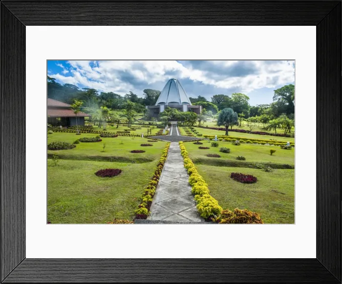 Framed Print : The Bahai House of Worship Samoa, Upolu, British Samoa, South Pacific, Pacific Framed Print : The Bahai House of Worship Samoa, Upolu, British Samoa, South Pacific, Pacific