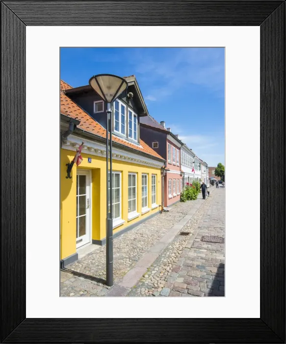 Framed Print : Old precinct of Odense, Funen, Denmark, Scandinavia, Europe Framed Print : Old precinct of Odense, Funen, Denmark, Scandinavia, Europe