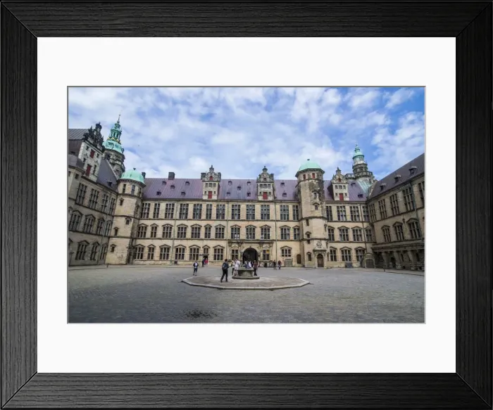 Framed Print : Inner yard in Kronborg Renaissance castle, UNESCO World Heritage Site, Helsingor, Denmark, Scandinavia, Europe Framed Print : Inner yard in Kronborg Renaissance castle, UNESCO World Heritage Site, Helsingor, Denmark, Scandinavia, Europe