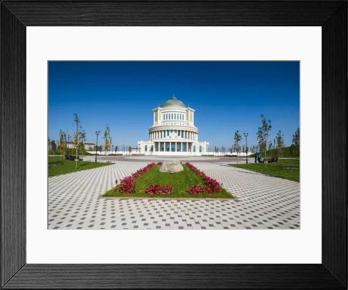 Framed Print : National Opera of Chechnya, Grozny, Chechnya, Caucasus, Russia, Europe Framed Print : National Opera of Chechnya, Grozny, Chechnya, Caucasus, Russia, Europe