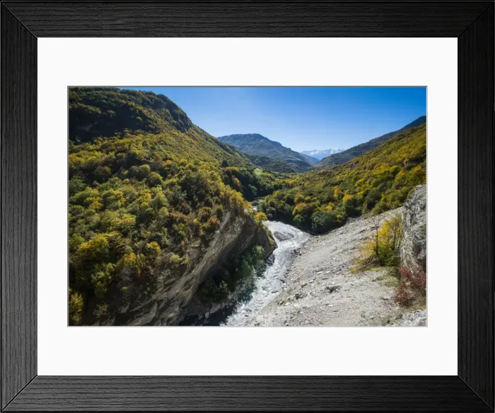 Framed Print : The Caucasian Mountains in fall with the Argun River, Chechnya, Caucasus, Russia, Europe Framed Print : The Caucasian Mountains in fall with the Argun River, Chechnya, Caucasus, Russia, Europe