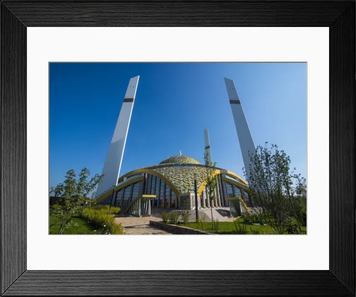 Framed Print : Haja Aymani Kadyrova Mosque in Argun, Chechnya, Caucasus, Russia, Europe Framed Print : Haja Aymani Kadyrova Mosque in Argun, Chechnya, Caucasus, Russia, Europe