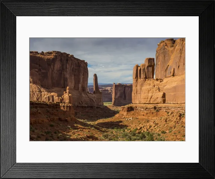 Framed Print : Stone wall of the Window section, Arches National Park, Utah, United States of America, North America Framed Print : Stone wall of the Window section, Arches National Park, Utah, United States of America, North America