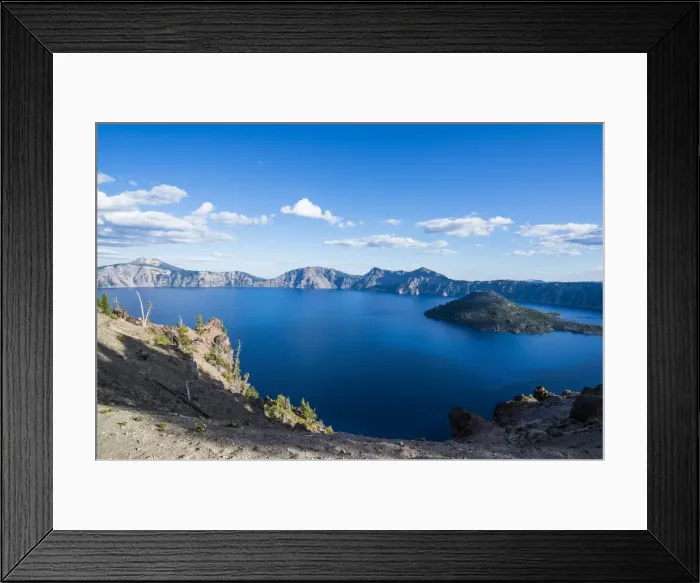 Framed Print : Late afternoon light on the Crater Lake of the Crater Lake National Park, Oregon, United States of America, North America Framed Print : Late afternoon light on the Crater Lake of the Crater Lake National Park, Oregon, United States of America, North America