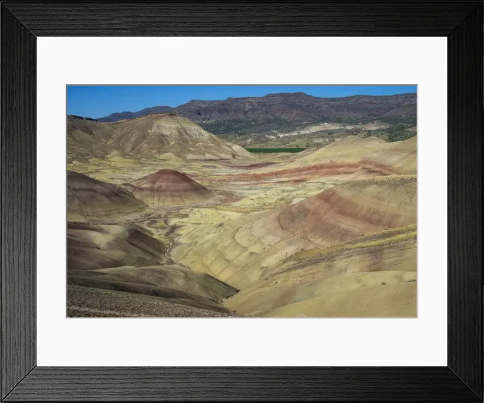 Framed Print : The colourful hills of the Painted Hills unit in the John Day Fossil Beds National Monument, Oregon, United States of America, North America Framed Print : The colourful hills of the Painted Hills unit in the John Day Fossil Beds National Monument, Oregon, United States of America, North America