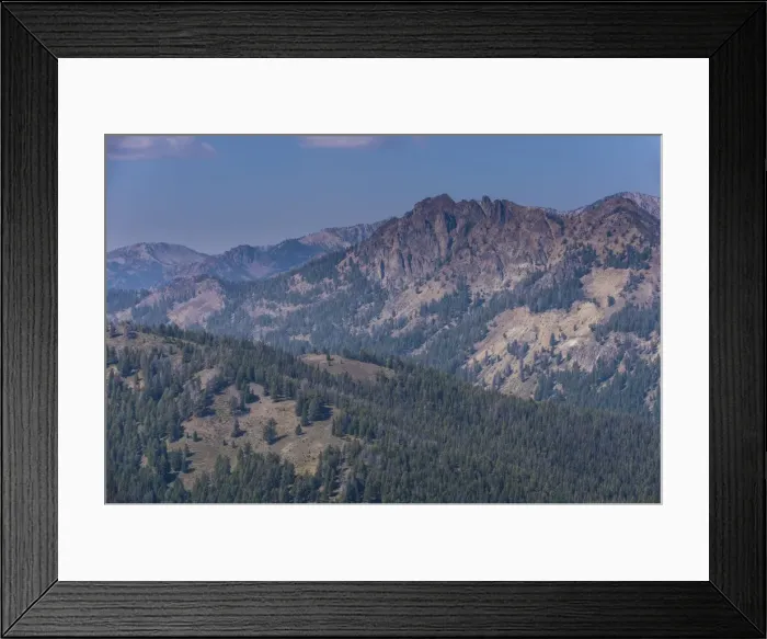 Framed Print : View over the Sawtooth National Forest north of Sun Valley, Idaho, United States of America, North America Framed Print : View over the Sawtooth National Forest north of Sun Valley, Idaho, United States of America, North America